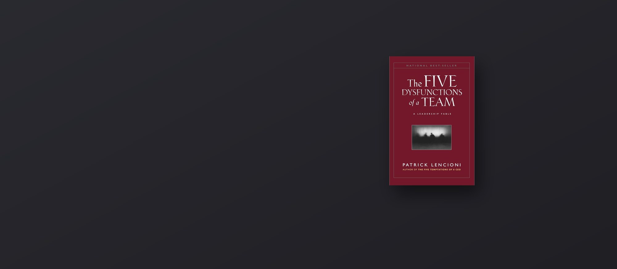 The Five Dysfunctions of a Team by Patrick Lencioni, book cover