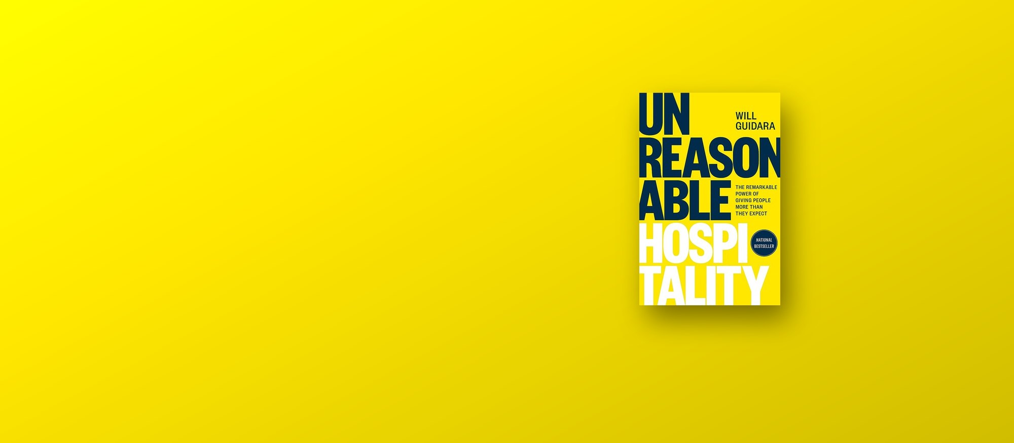 Unreasonable Hospitality by Will Guidara, book cover