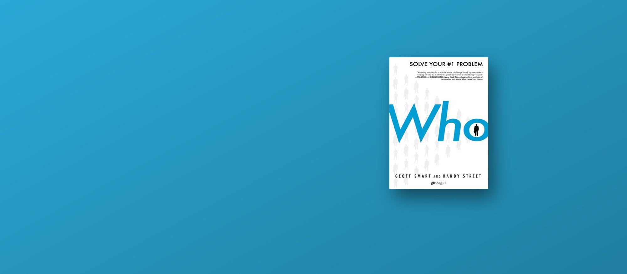 Who: The A Method for Hiring by Geoff Smart & Randy Street, book cover